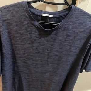 Rugby - XL - slim fit - navy blue - t shirt - silk